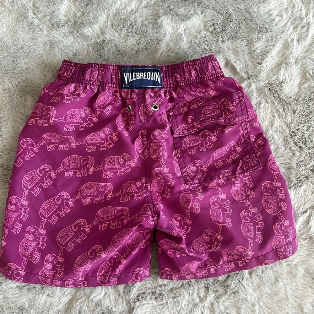 VILEBREQUIN Boys Elephant Dance Swim Trunks size 6yrs